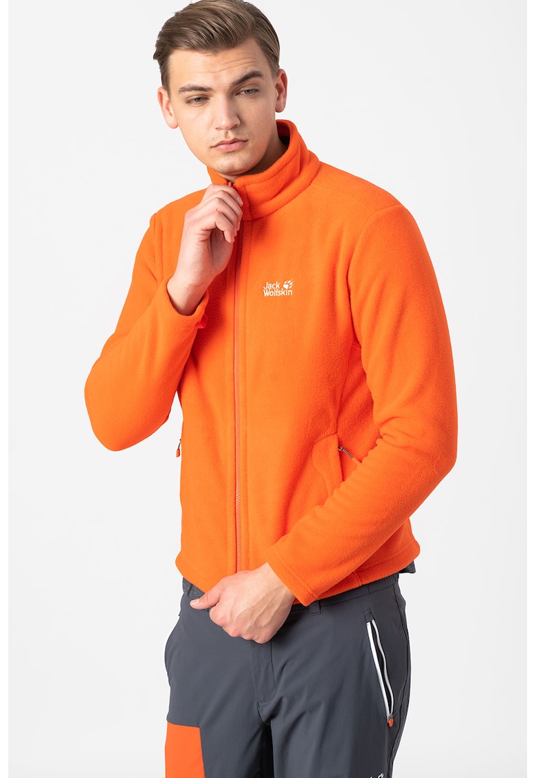 Bluza sport de fleece cu fermoar pentru trekking Moonrise