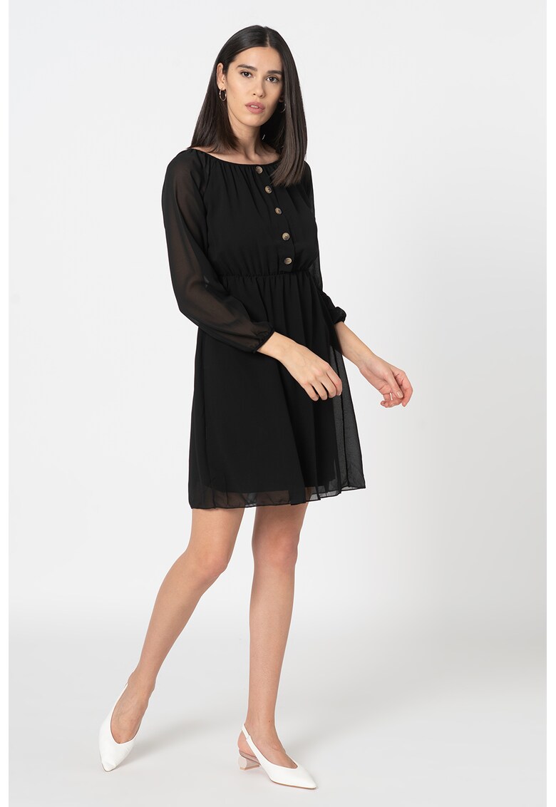 Rochie mini cu maneci lungi