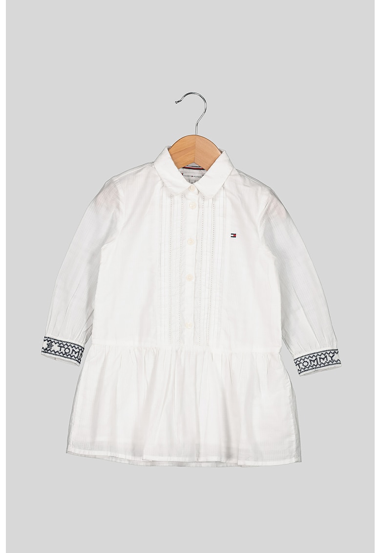 Rochie tip camasa cu terminatie evazata