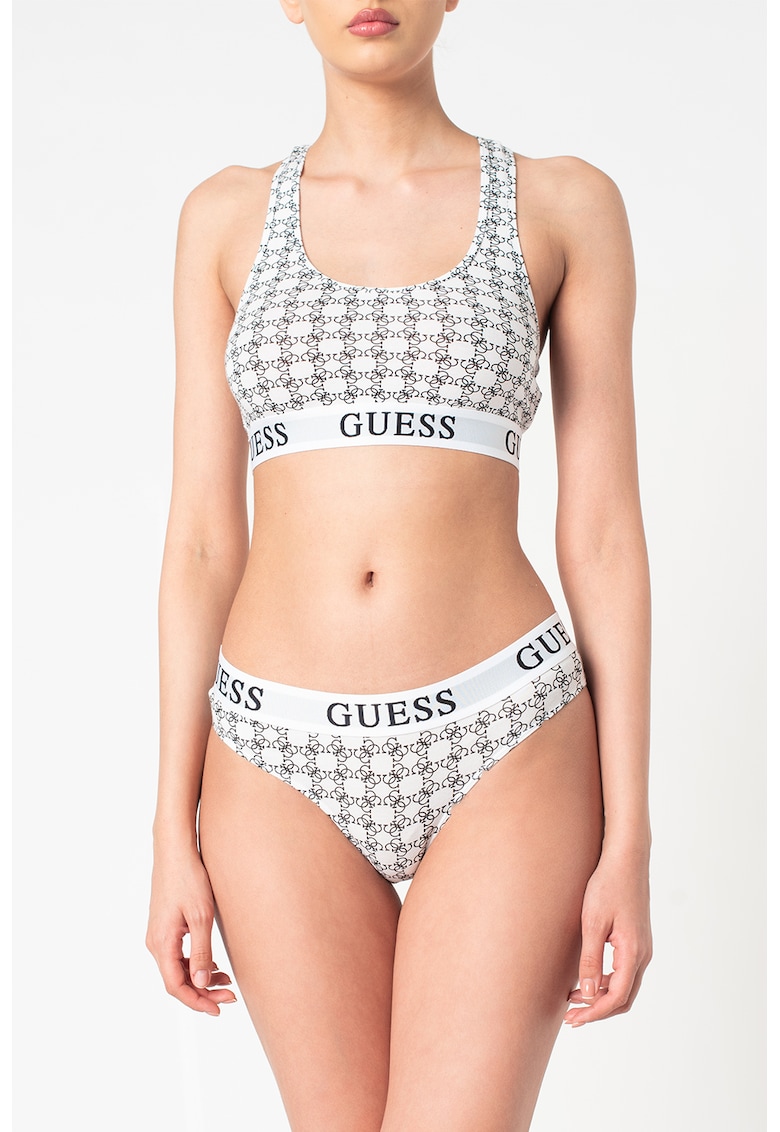 Bustiera cu decupaj racerback si model logo