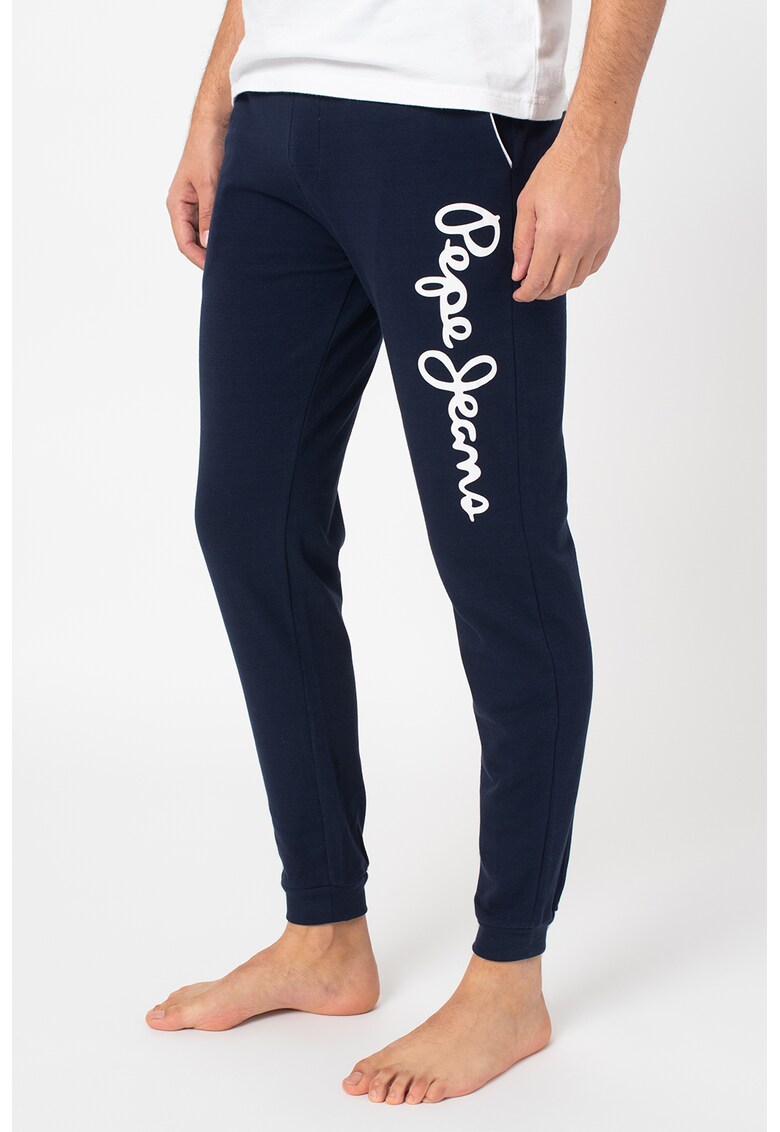 Pantaloni de pijama cu imprimeu logo Bard