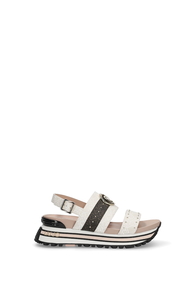 Sandale slingback cu talpa wedge