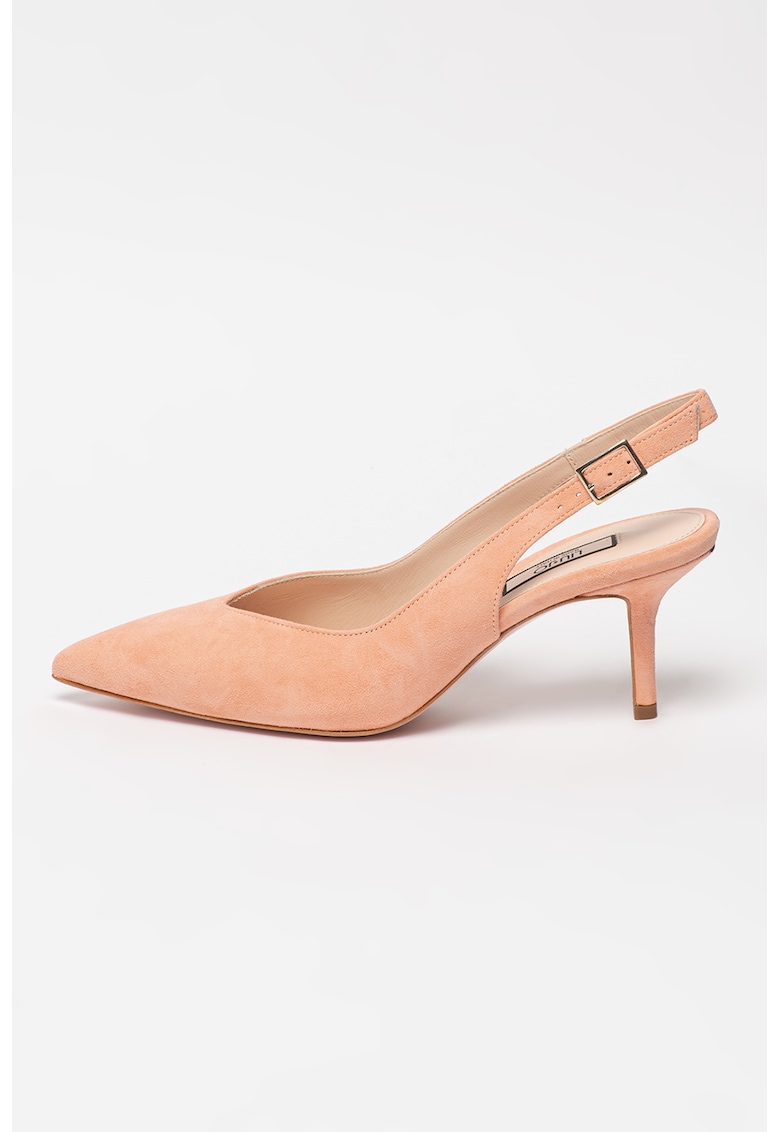 Pantofi slingback din piele intoarsa Audrey