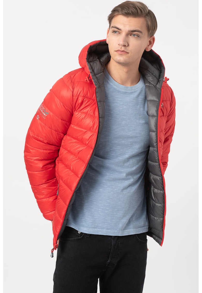 Geographical Norway Двулицево зимно яке Brother с качулка за Мъже Geographical Norway Двулицево зимно яке Brother с качулка за Мъже