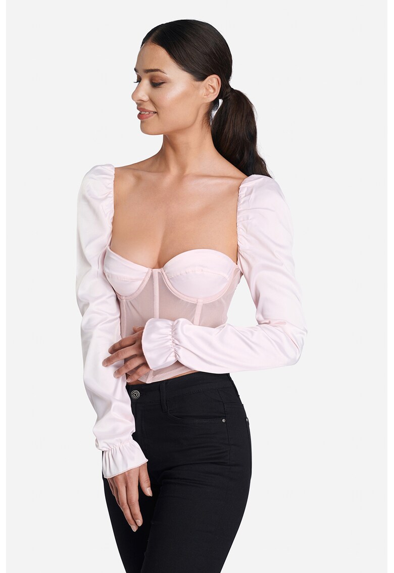 Bluza cu model corset Shae fashiondays.ro imagine noua