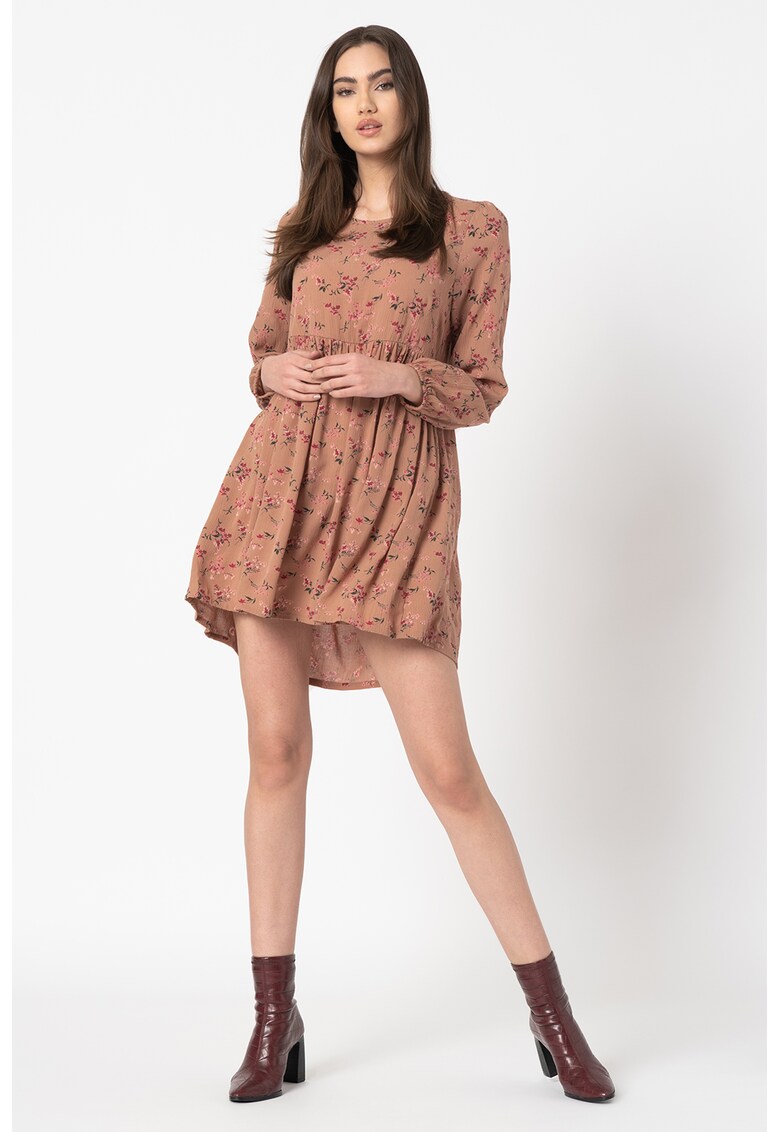Rochie mini evazata cu imprimeu