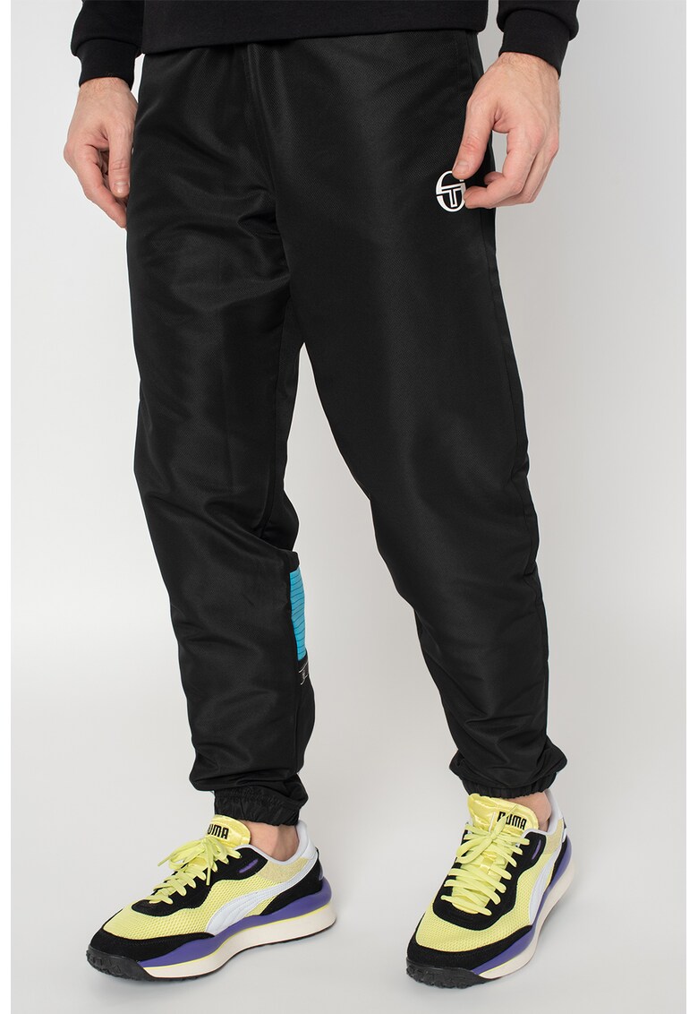 Pantaloni sport cu imprimeu logo Canan