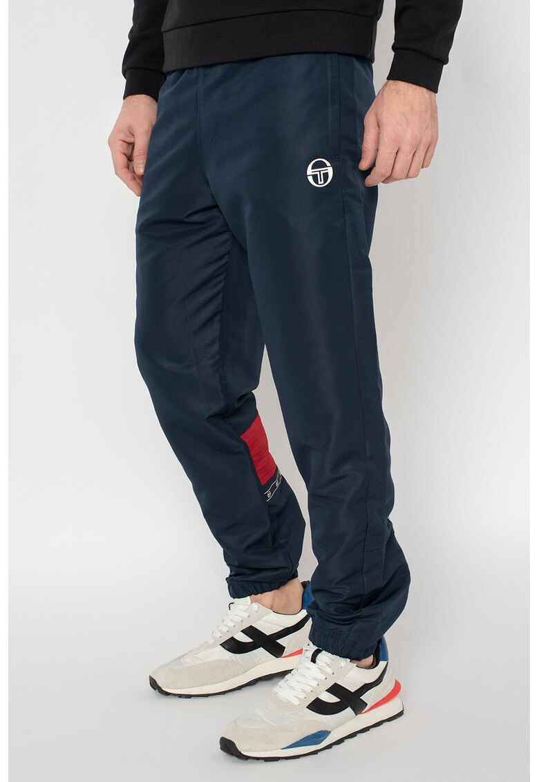 Pantaloni sport cu imprimeu logo Canan