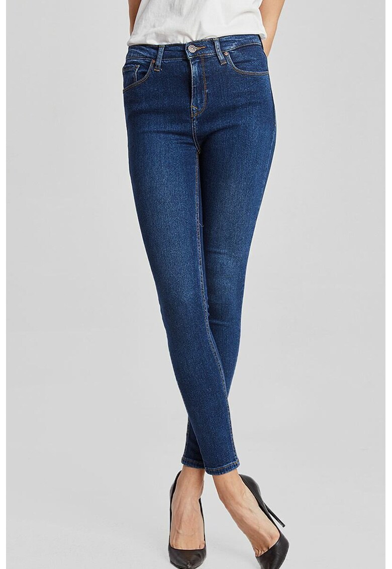 Blugi skinny cu talie inalta Tanya X