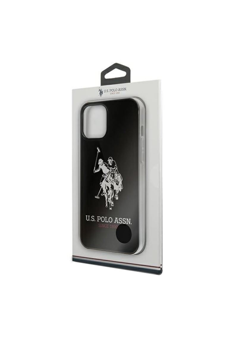 Husa de protectie US Polo USHCP12LTPUHRBK Silicone Big Horse pentru iPhone 12 Pro Max Black
