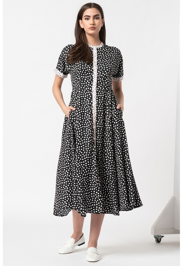 Rochie evazata cu buline Cabina