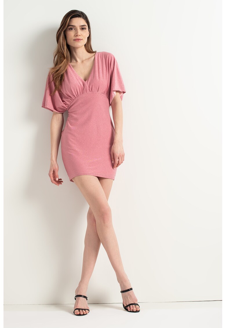 Rochie mini cu insertii de lurex