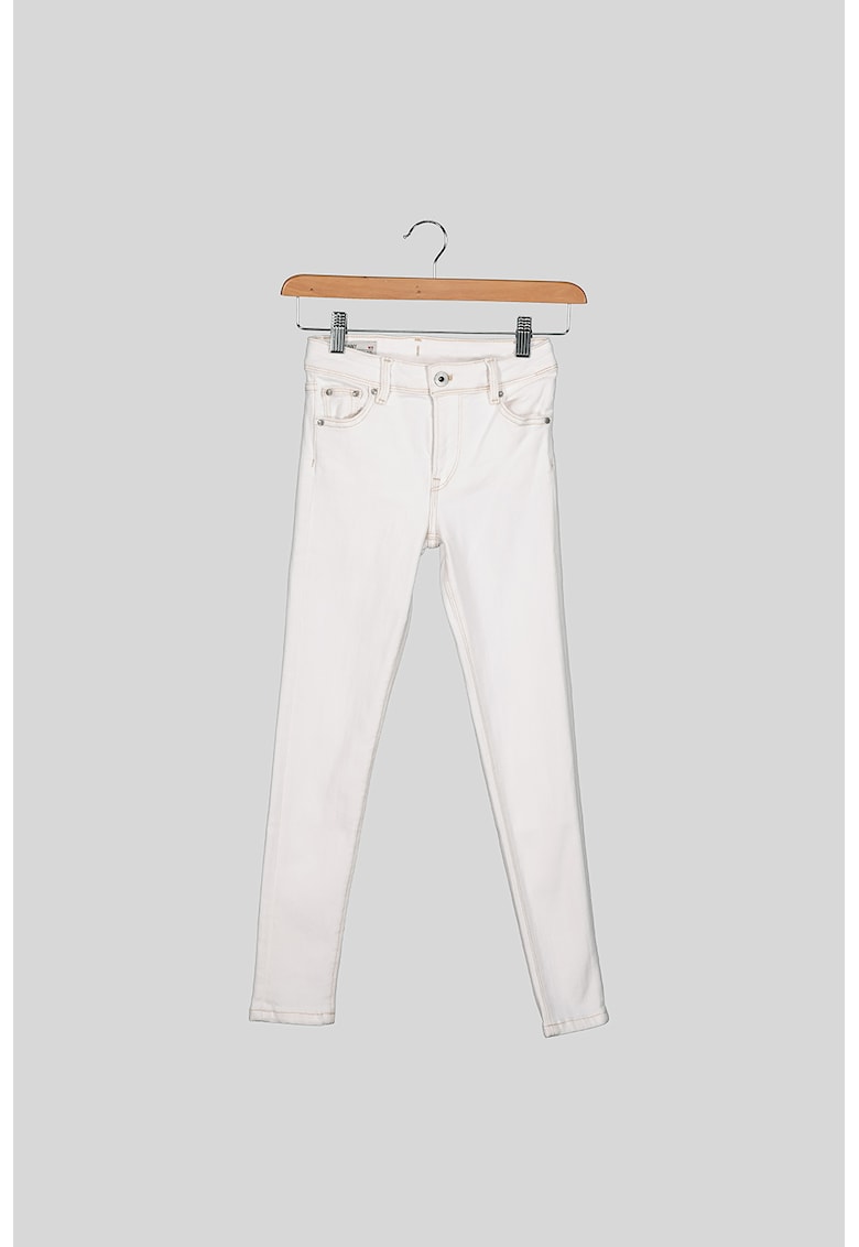 Blugi skinny cu cusaturi contrastante Pixlette de la Pepe Jeans London