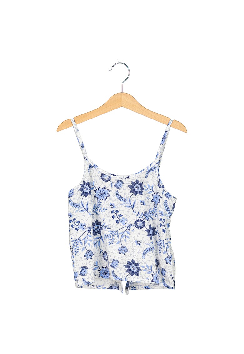 Pepe Jeans London Top cu imprimeu floral si spate decupat doris