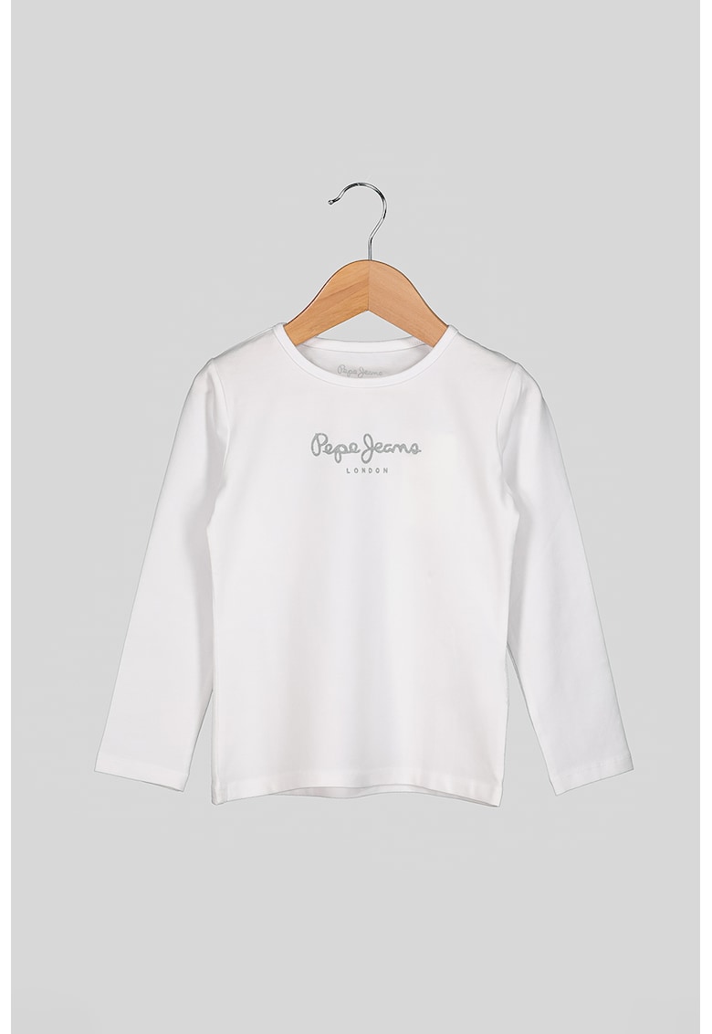 Bluza cu imprimeu logo Hana