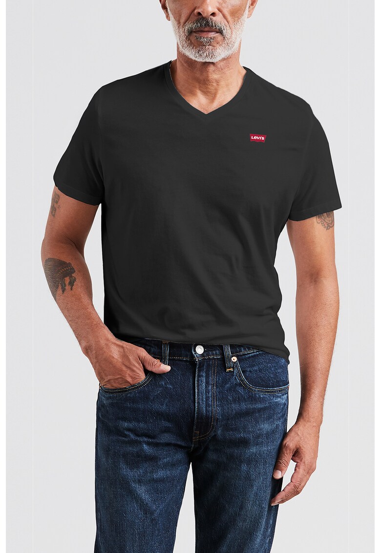 Tricou cu decolteu in V