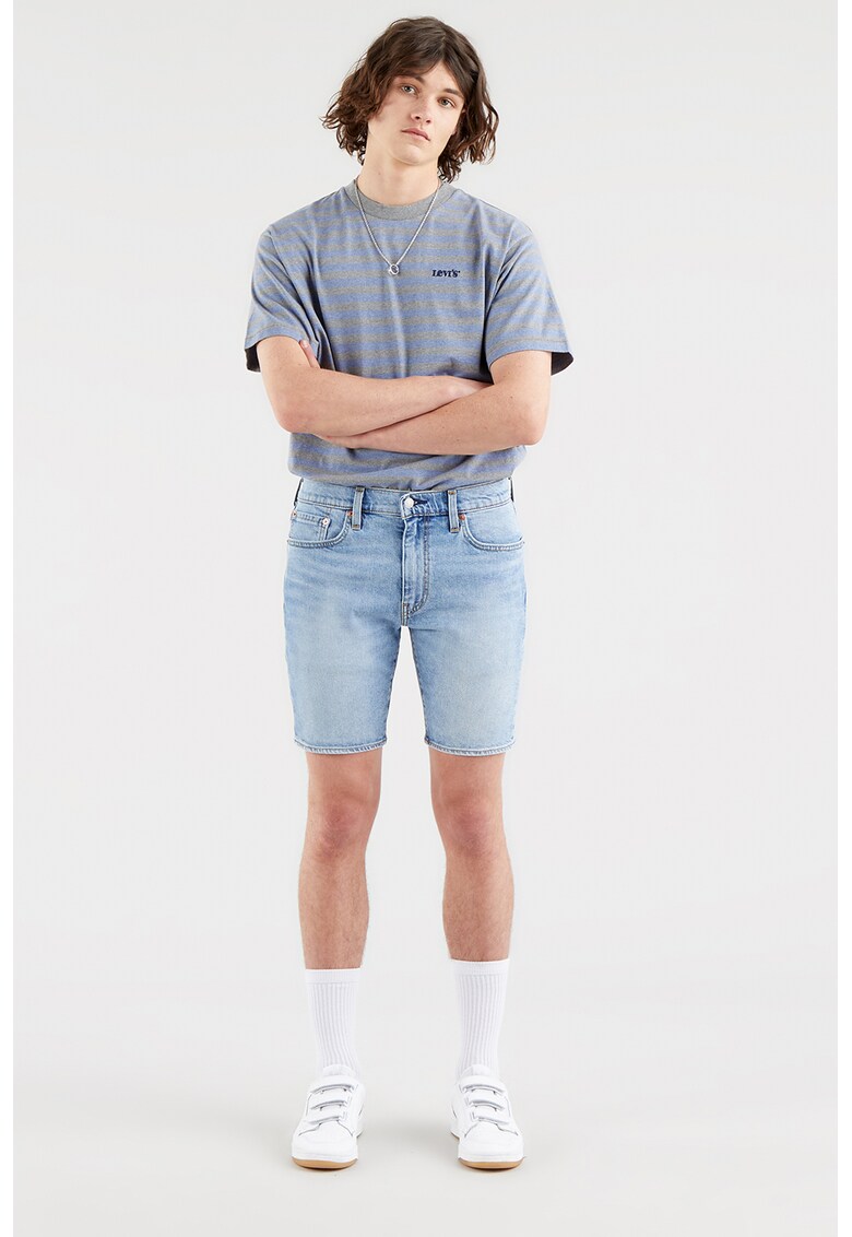 Bermude slim fit de denim - din amestec de lyocell 412™