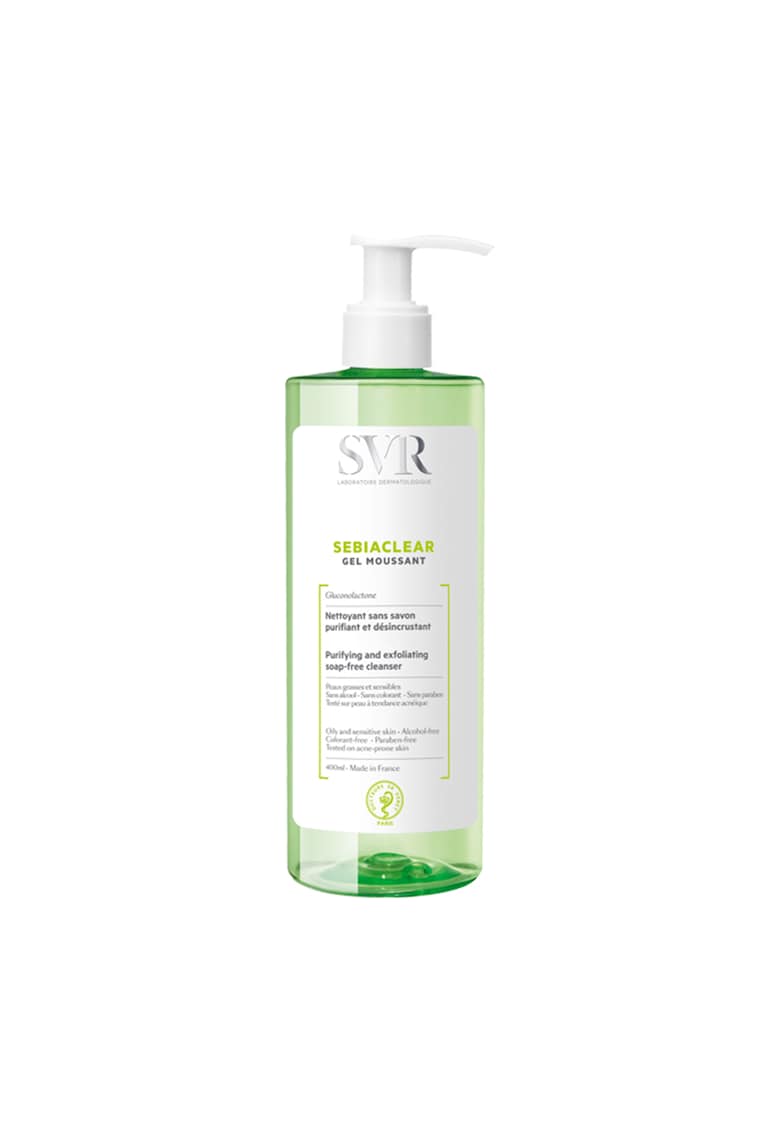 Gel spumant de curatare Sebiaclear pentru piele cu tendinta acneica