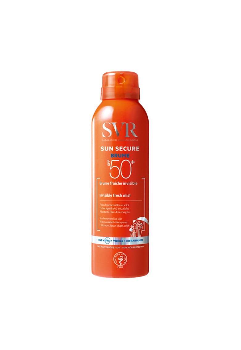 Spray SVR Sun Secure Brume SPF50+ pentru piele hipersensibila la soare - 200 ml
