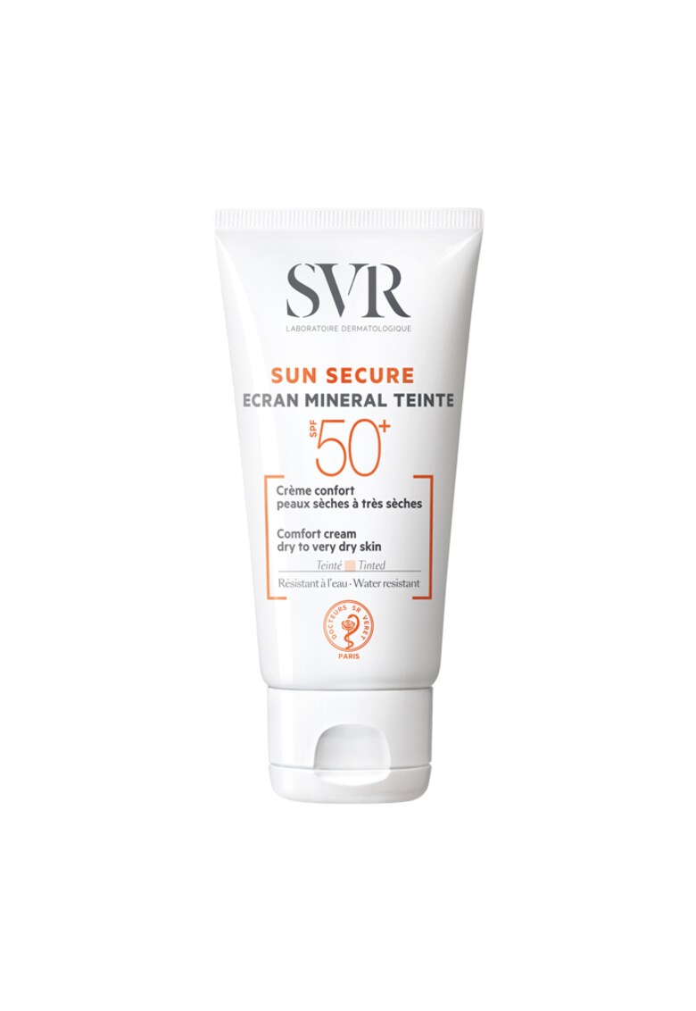 Crema SVR Sun Secure Ecran Mineral SPF50+ pentru piele uscata - 50 ml