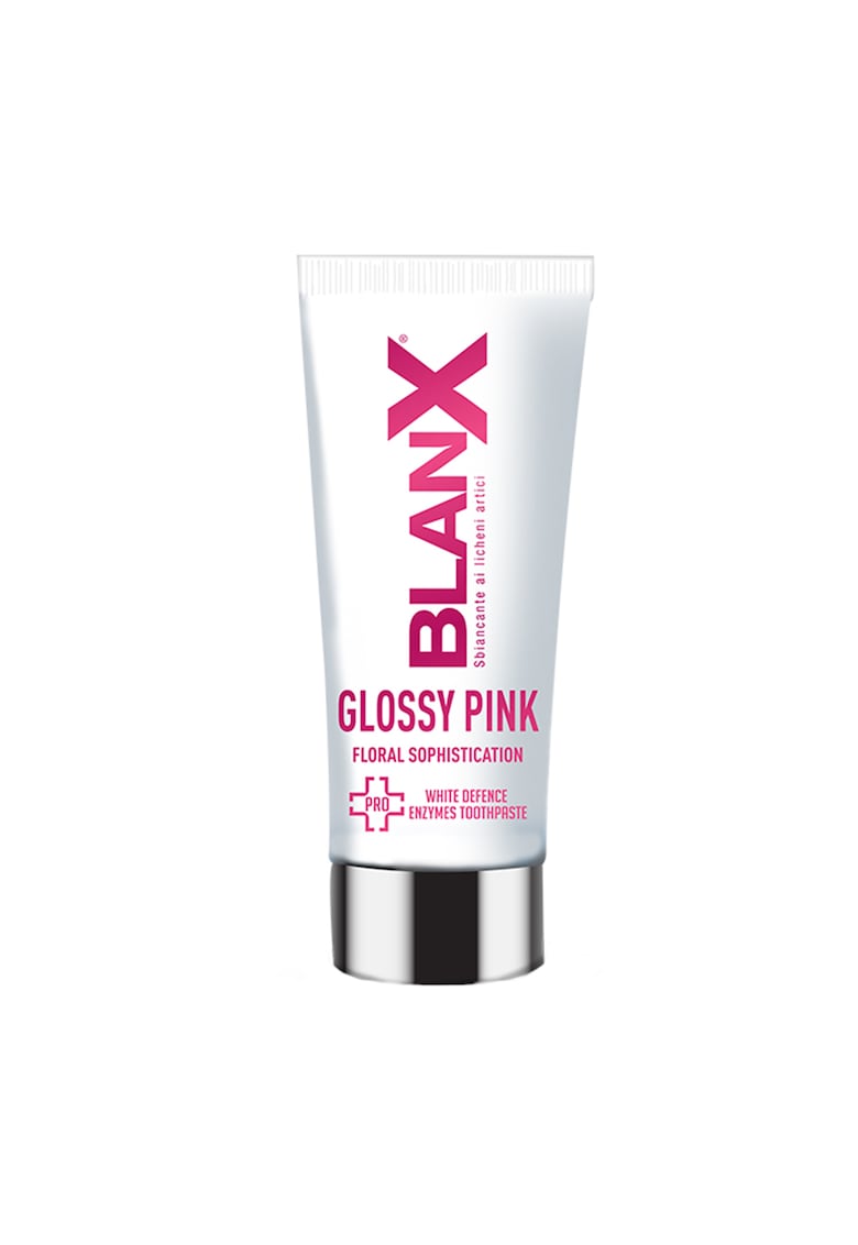 Pasta de dinti Pro Glossy Pink cu enzime - 75 ml