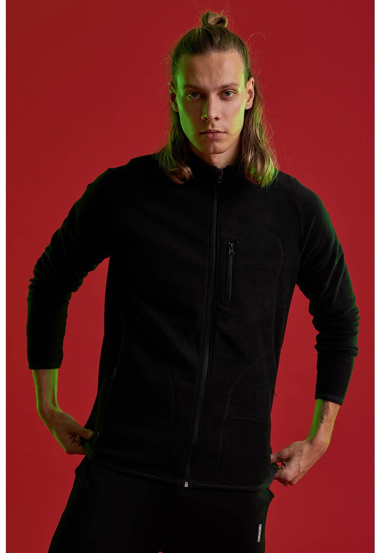 Bluza cu fermoar - din fleece
