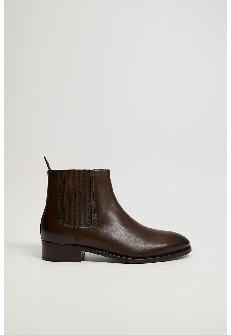 Ghete Chelsea de piele Chelnapa
