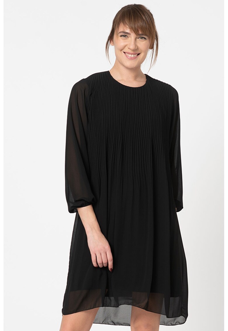 Rochie asimetrica cu pliuri Yasmin