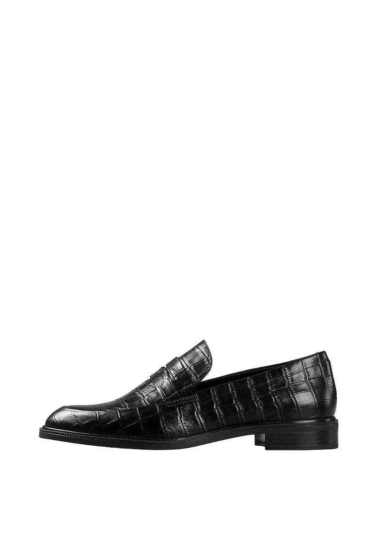Pantofi loafer cu aspect de piele de crocodil Frances imagine fashiondays.ro 2021