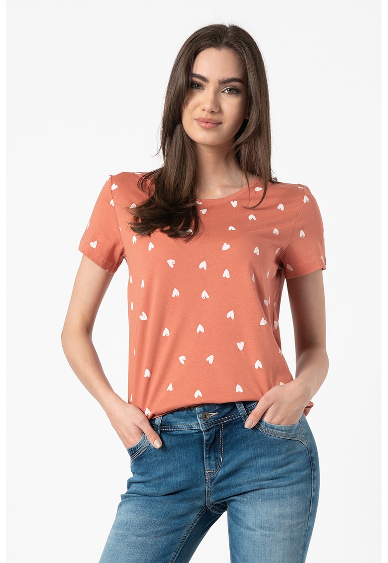 Tricou cu model cu inimi Alina