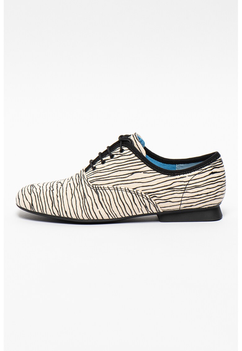 Pantofi din material textil cu imprimeu zebra Camper imagine noua gjx.ro