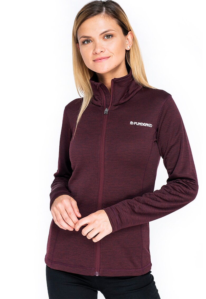 Bluza sport din fleece cu fermoar - pentru drumetii Aries