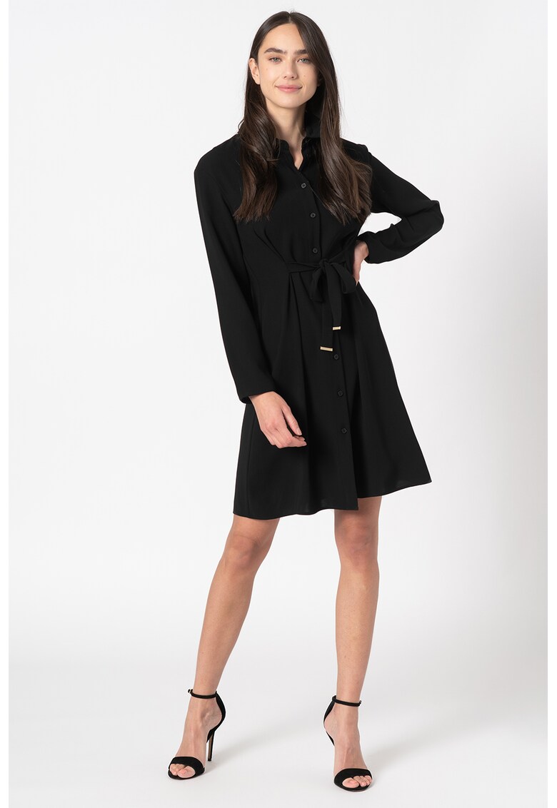 Rochie tip camasa cu un cordon