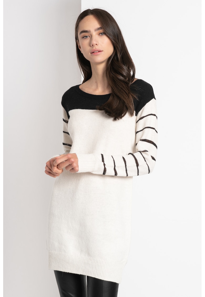 Rochie tip pulover - din amestec de lana