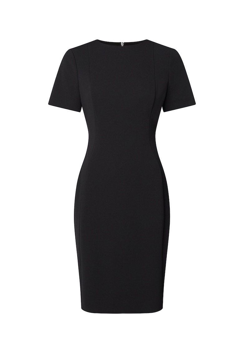 Rochie creion cu maneci scurte