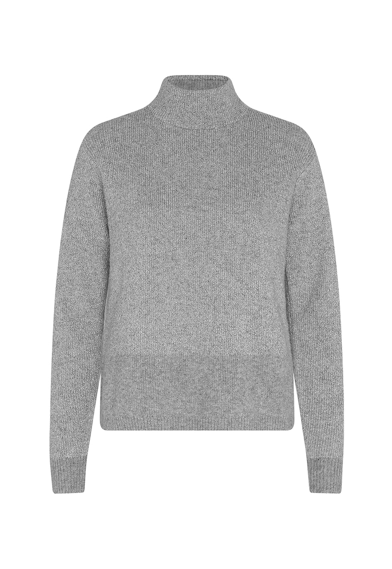 Pulover din amestec de lana - cu insertii din lurex