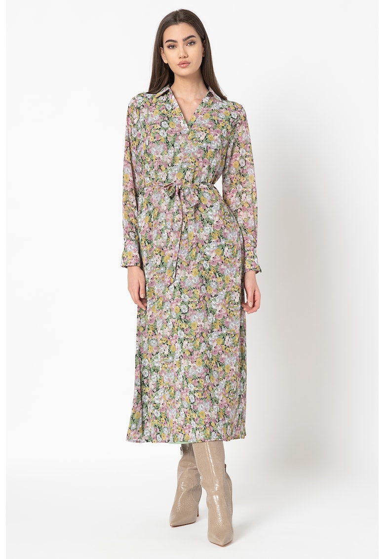 Rochie midi cu imprimeu floral Ellie