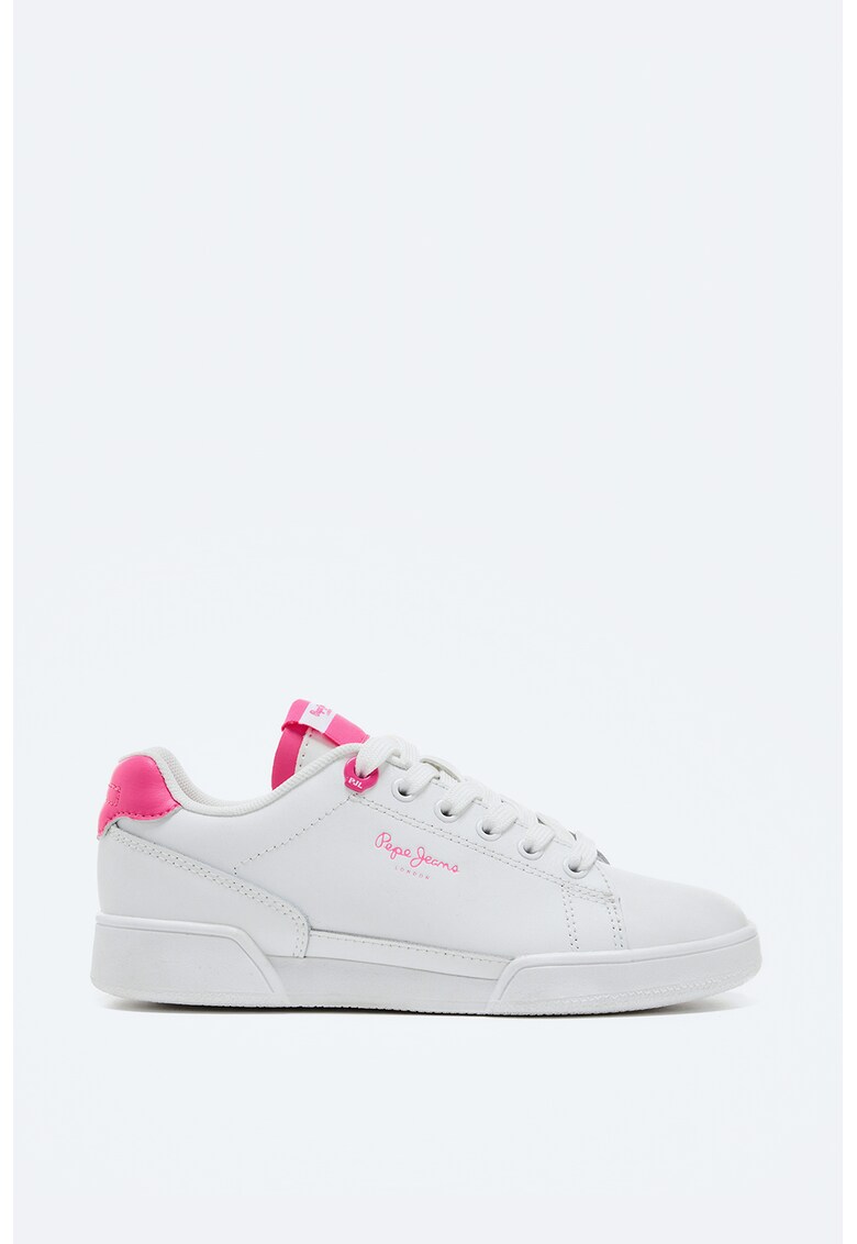 Pantofi sport din piele cu logo