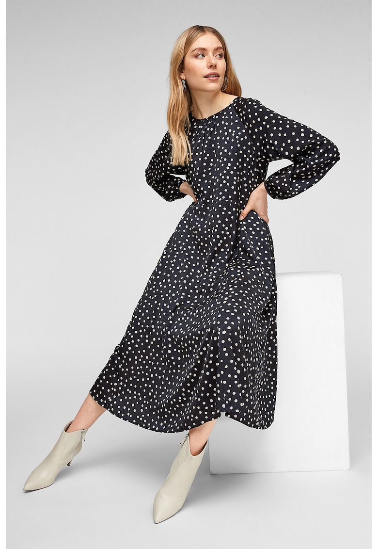 Rochie midi cu buline