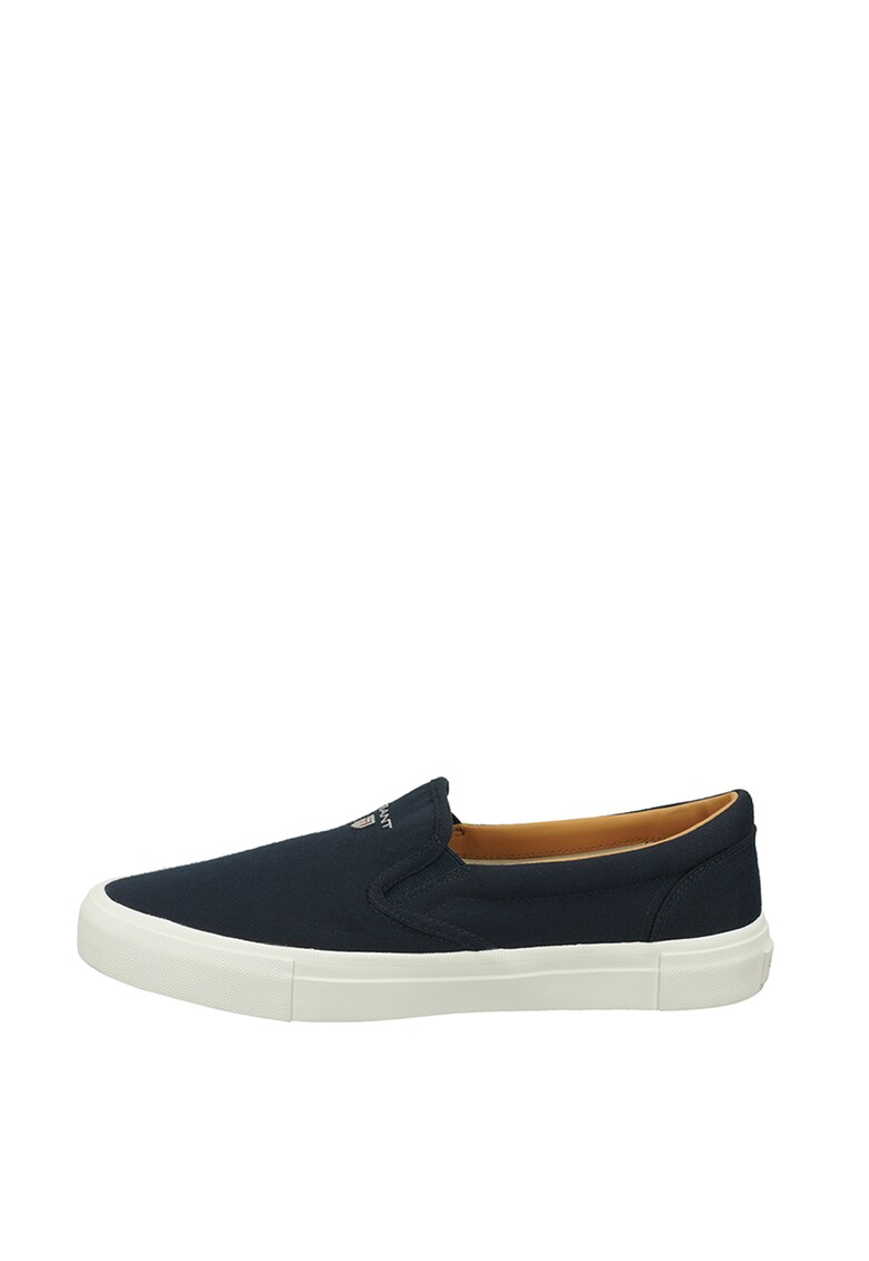 Pantofi slip-on din material textil cu logo