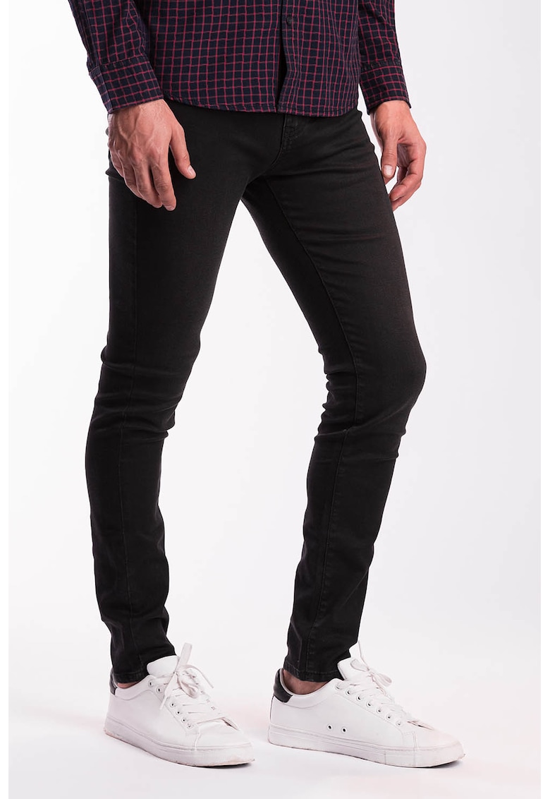 Blugi skinny cu talie joasa