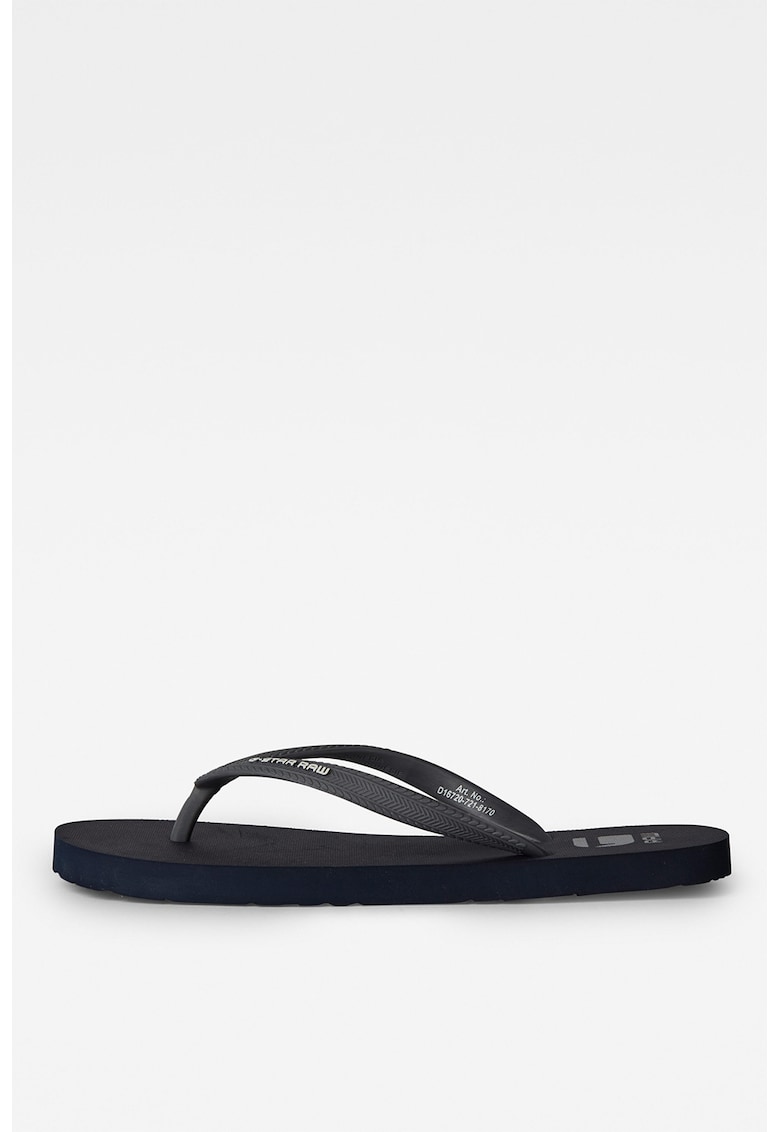 Papuci flip-flop cu detalii logo Carnic