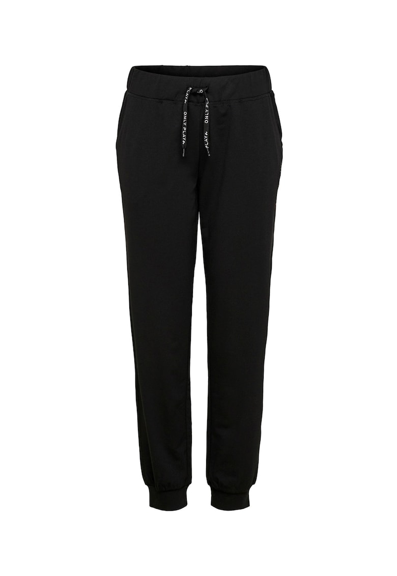 Pantaloni sport cu snur de ajustare in talie