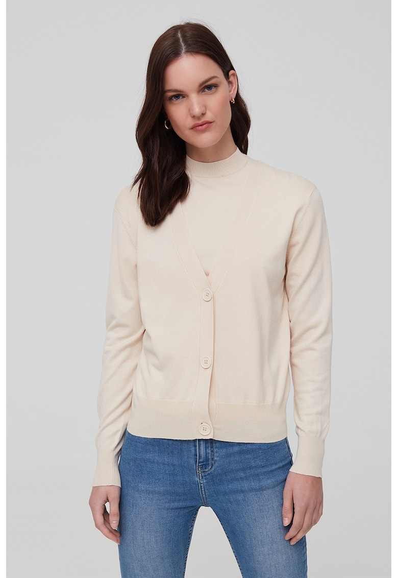 Cardigan cu decolteu in V