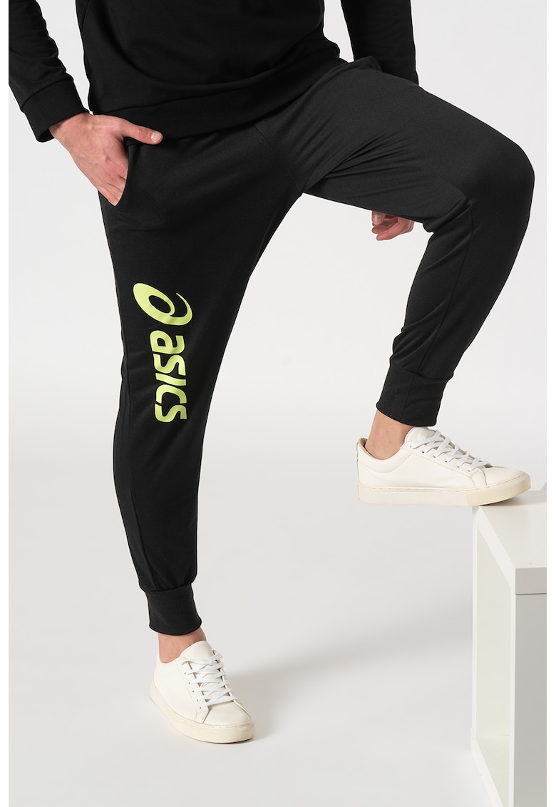 Pantaloni sport cu logo - pentru antrenament