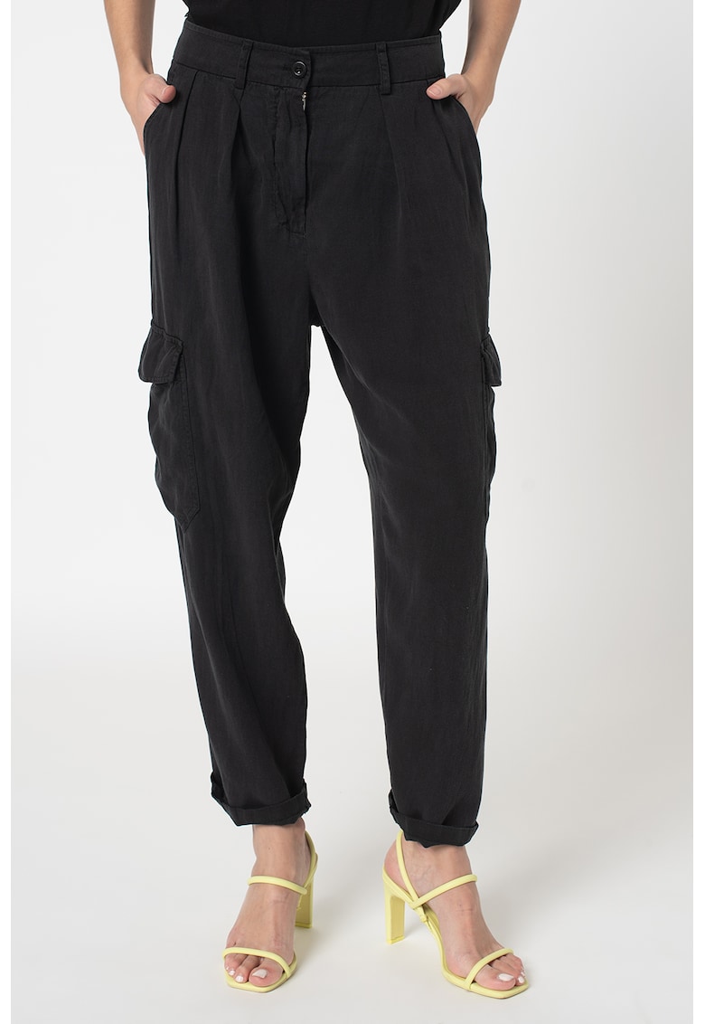 Pantaloni cargo din amestec de lyocell 2023 ❤️ Pret Super fashiondays imagine noua 2022