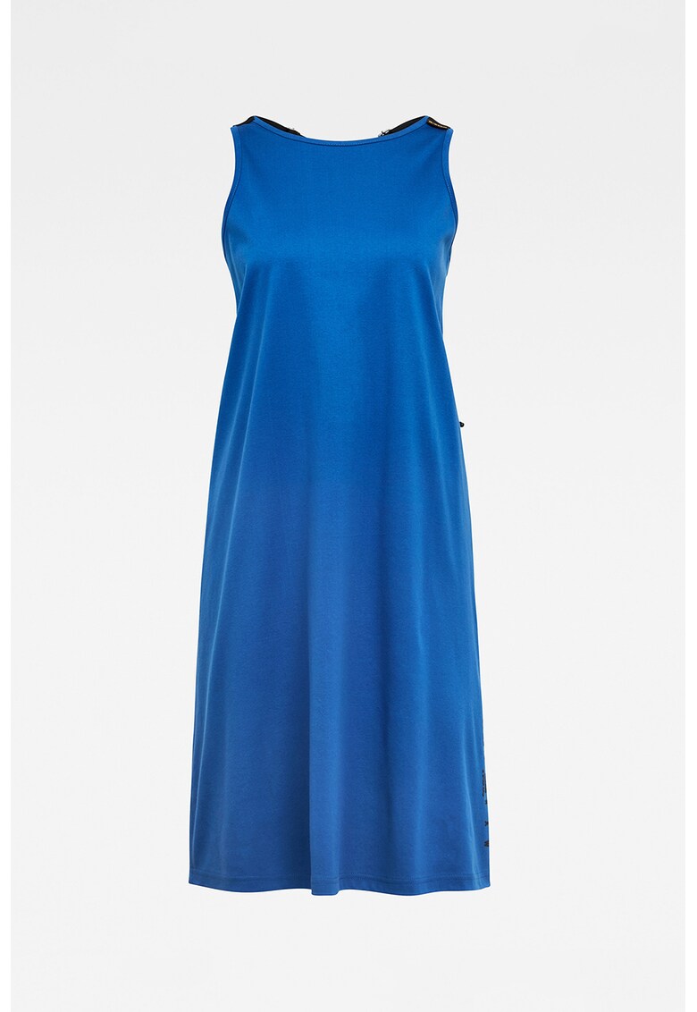 Rochie din bumbac cu snururi de ajustare