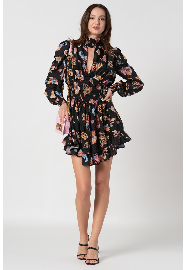 Rochie evazata cu imprimeu