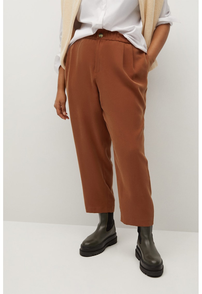 Pantaloni crop drepti Kenia fashiondays.ro imagine noua