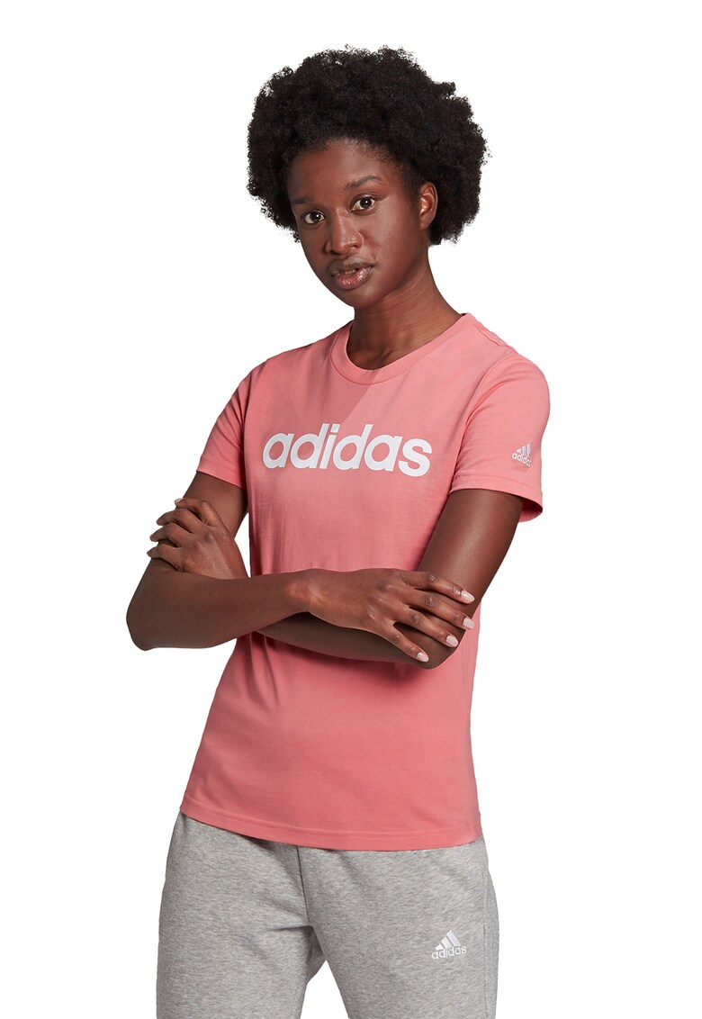 Tricou slim fit cu logo Essentials